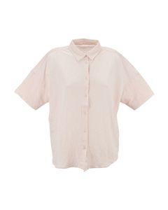 Mélange linen shirt