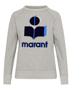Isabel Marant Étoile Logo Printed Long-Sleeved Sweatshirt