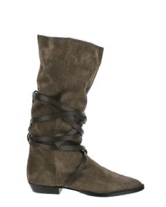 Isabel Marant Wrap-Design Pointed Toe Boots