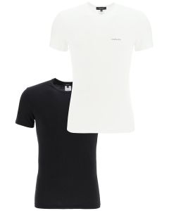 Versace Two Pack Logo Print T-Shirt