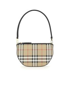 Burberry Olympia Checked Shoulder Bag