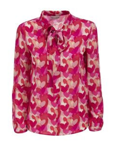 Heart print shirt