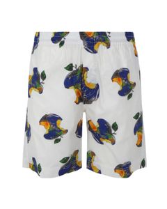 MSGM Apple Printed Bermuda Shorts