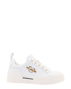 Love Moschino Logo Plaque Lace-Up Sneakers