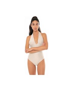 Light Gold One Piece Swimsuit