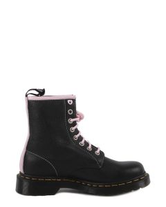 Dr. Martens Round Toe Lace-Up Ankle Boots
