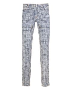 Givench Allover 4G Pattern Straight Leg Pants