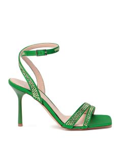 Crystal squared sandals