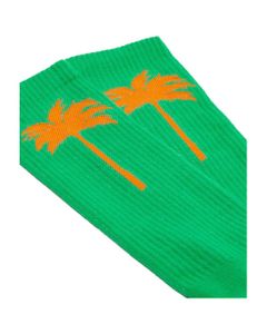 Palm Tree Cotton Socks