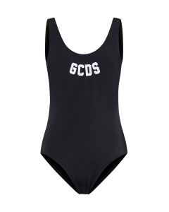 GCDS Logo Embroidered One-Piece Swimsuit