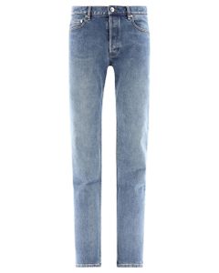 A.P.C. Mid-Waist Washed Effect Jeans