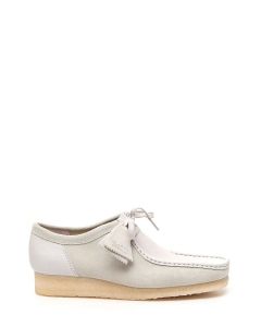 Clarks Wallabee Square Toe Lace-Up Loafers