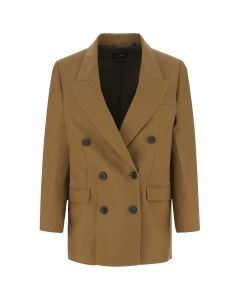 Isabel Marant Double-Breasted Button Detail Blazer Jacket