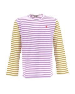 Comme des Garçons Play Striped Crewneck T-Shirt