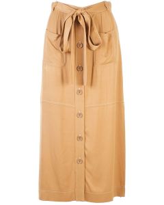 See By Chloé Button Up Maxi Skirt
