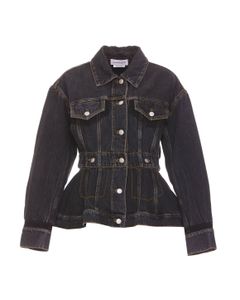Alexander McQueen Stone Wahed Buttoned Denim Jacket
