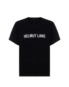 Helmut Lang Logo Printed Crewneck T-Shirt