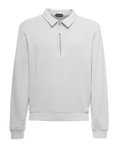 Tom Ford Half-Zipped Ribbed Hem Sweatshirt