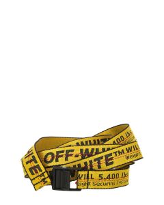 Off-White Logo-Embroidered Buckle Belt