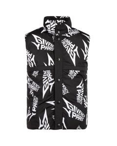 Givenchy All-Over Logo Padded Gilet