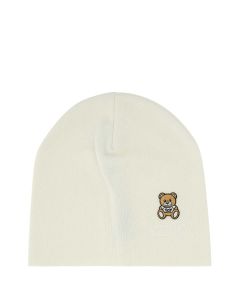 Moschino Logo Embroidered Knitted Beanie