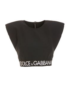 Dolce & Gabbana Logo-Band Sleevless Top