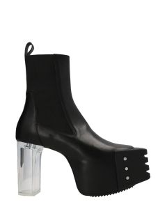 Rick Owens Grilled Heeled Boots