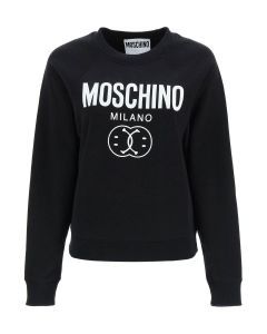 Moschino Logo-Printed Crewneck Sweatshirt