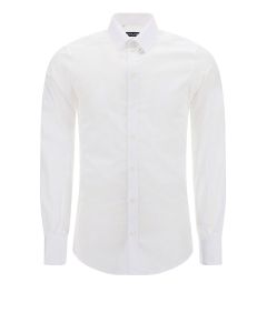 Dolce & Gabbana DG Plaque Long-Sleeved Shirt