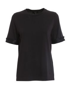 Pleated inserts T-shirt