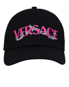 Versace Logo Embroidered Baseball Hat