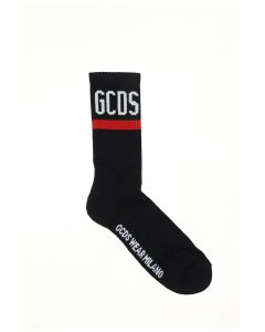 GCDS Logo Intarsia Crew Socks