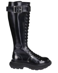 Alexander McQueen Tread Knee-Length Boots