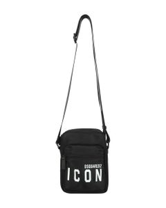 Crossbody Bag With Icon Print