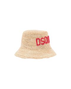 D-squared2 Woman's Straw Hat With Logo