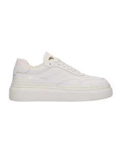 Etienne Low Sneakers In White Leather