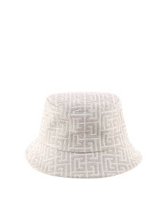 Balmain Monogram Pattern Bucket Hat