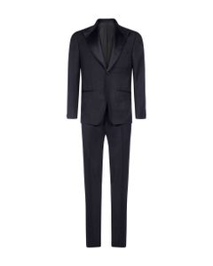 2-pieces Tailored Wool Tuxedo Suit