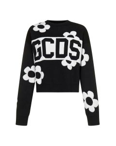 GCDS Daisy Logo Band Sweater