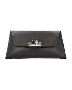 Skull Leather Clutch