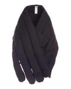 Padded stole in black