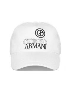 Giorgio Armani Logo Embroidered Baseball Cap