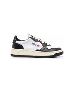 Autry Woman's Bicolor Leather Low Sneakers