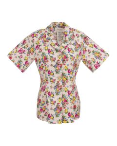 Sportmax Floral Printed Short-Sleeved Shirt