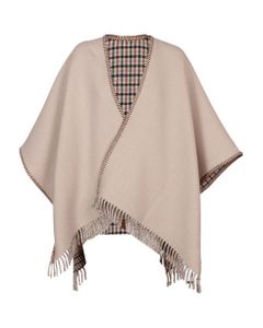 Journey Poncho Double Face Check