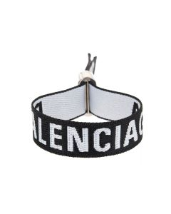 Balenciaga Party Logo Jacquard Bracelet