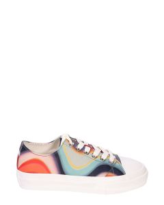 Paul Smith Wave-Printed Lace-Up Sneakers