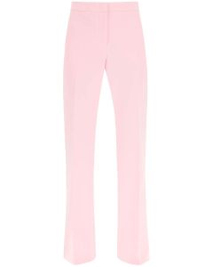 Moschino Mid Rise Straight Leg Tailored Trousers