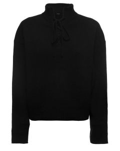 Theory Lace-Up Detailed Long-Sleeved Jumper