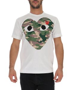 Comme des Garçons Play Heart Print T-Shirt